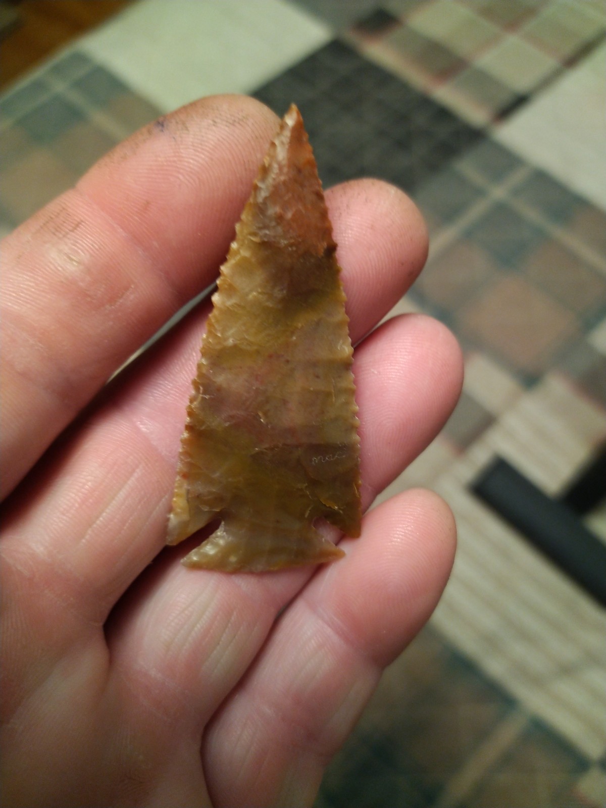 Corner Notch Ocean Wave Agate 2 1/2" x 1 1/8"