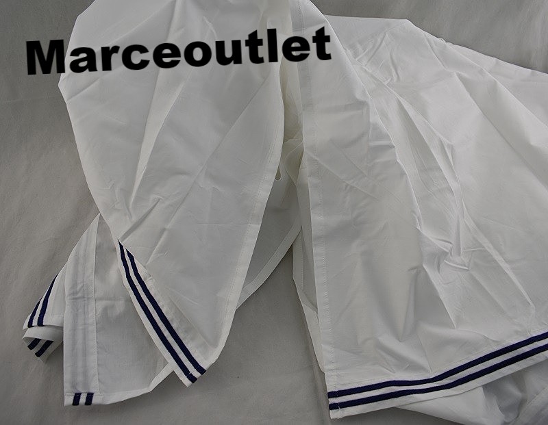 Hudson Park Classic Linens Egyptian Cotton Percale KING Bedskirt Marine