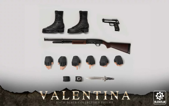 In stock-Rotator toys RT001 1/6 Zombie Killer Policewomen Valentine ActionFigure