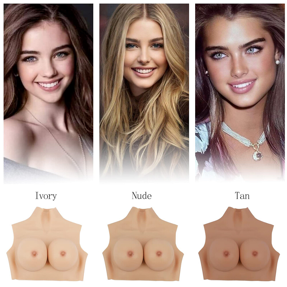 Softmary Crossdressers Silicone Breast Forms Drag Queen Fake Boobs Enhancer