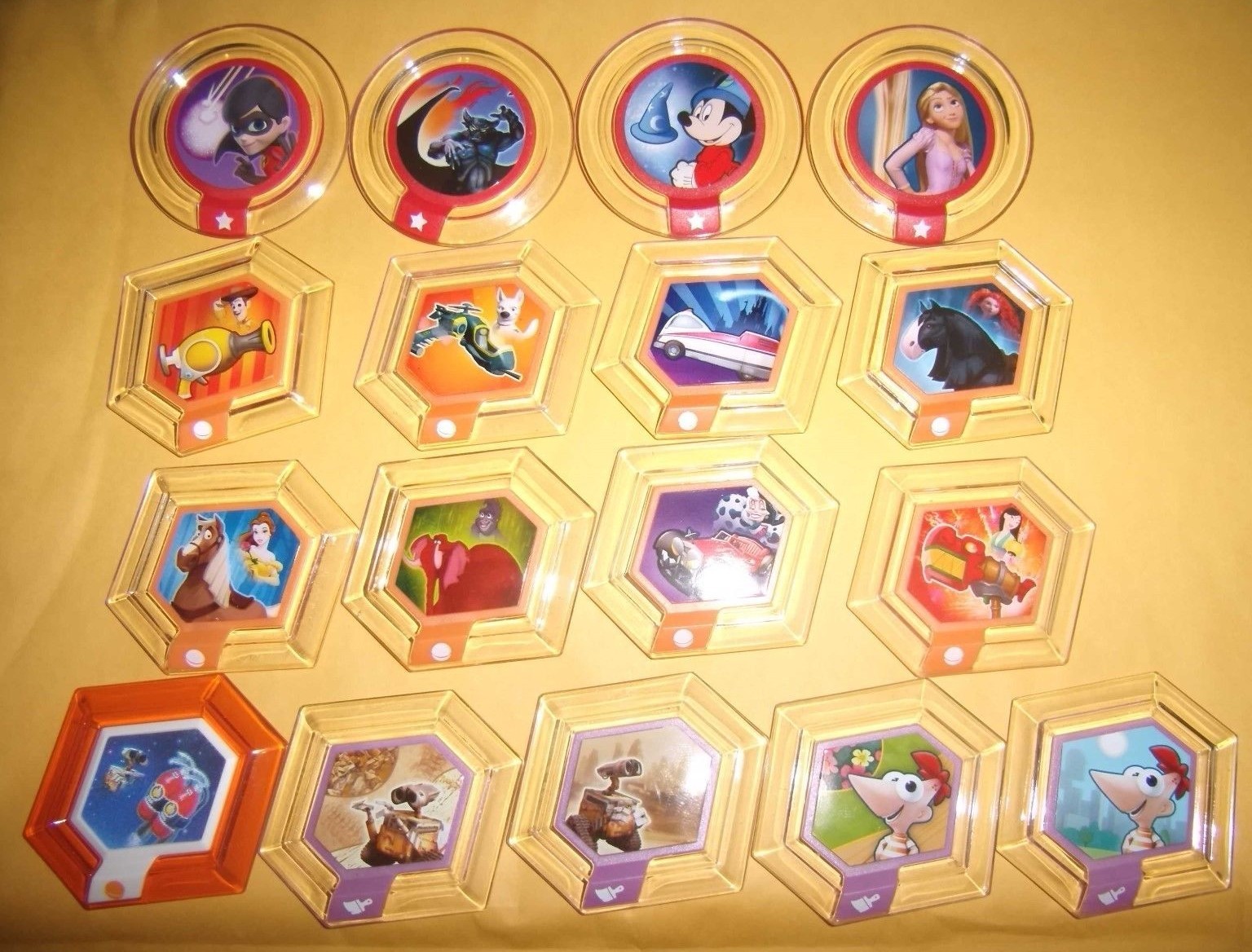 Disney Infinity Power Discs Complete Finish Your Set Lot Used Disc 1.0 2.0 3.0