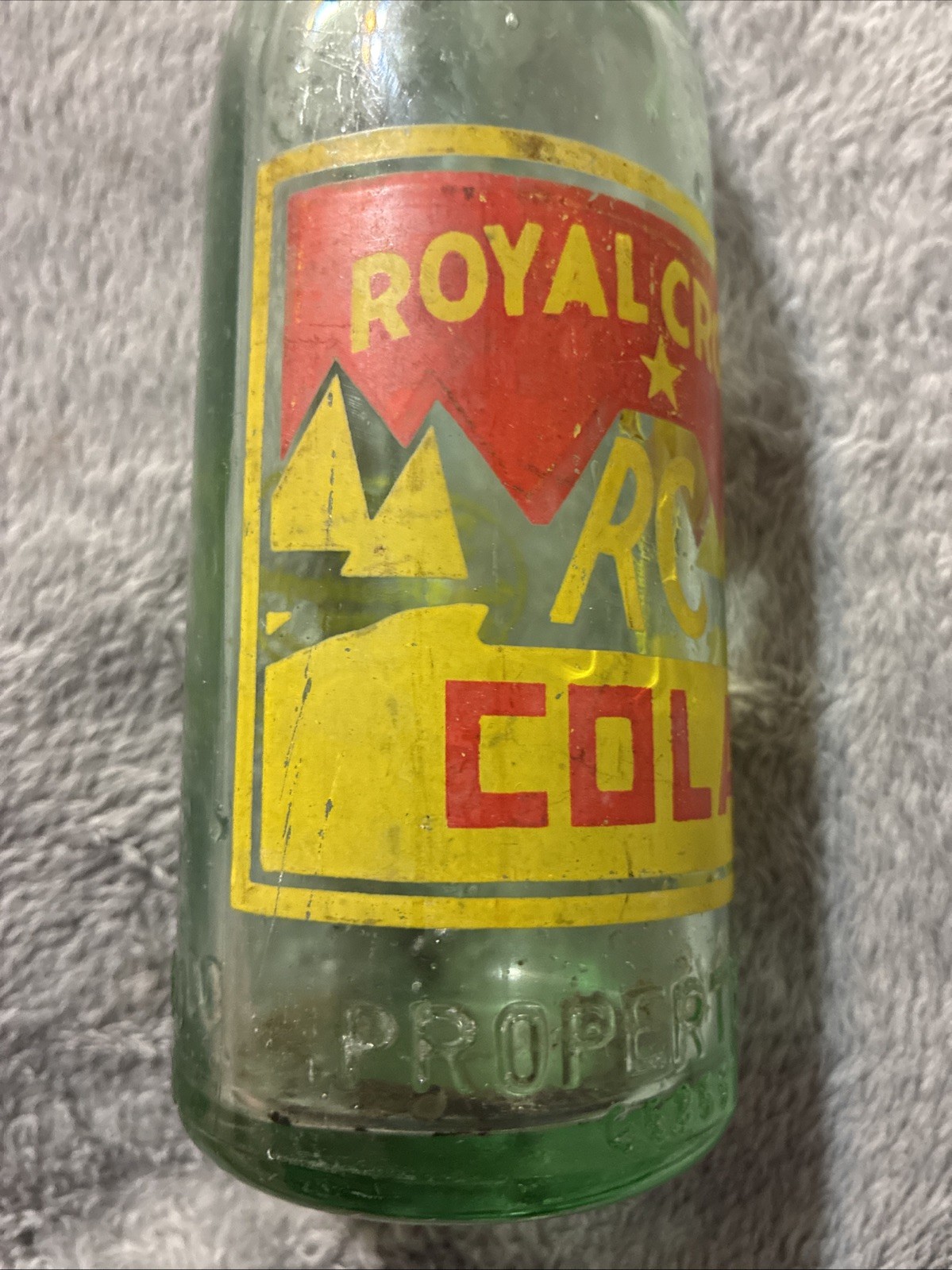 Vintage Royal Crown RC Cola Acl & Embossed 12oz Soda Bottle Good Housekeeping
