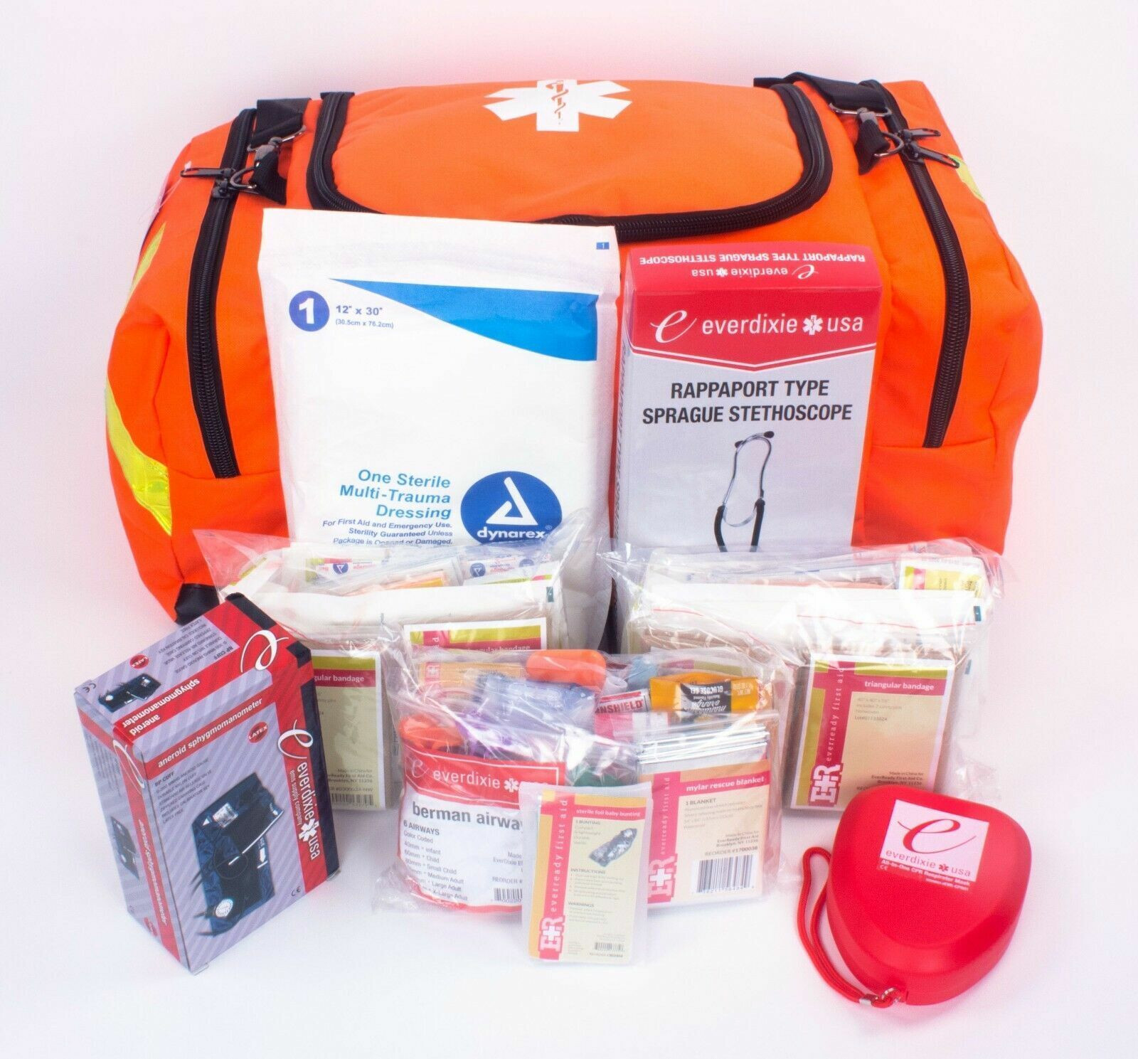 Paramedic First Responder Kit First Aid Fully Stocked Trauma Emergency Kit