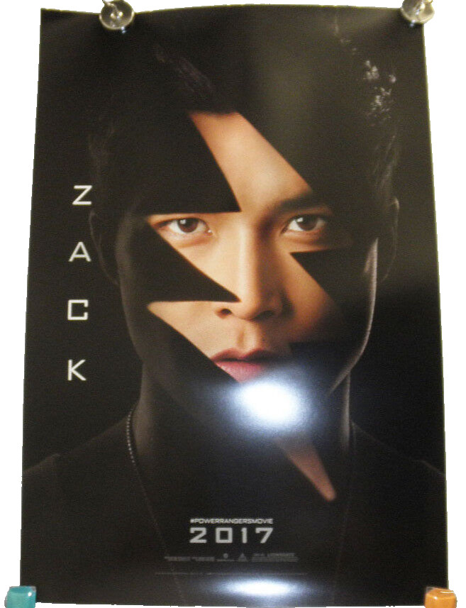 Ludi Lin Power Rangers movie poster Black Ranger Zack sdcc comic con