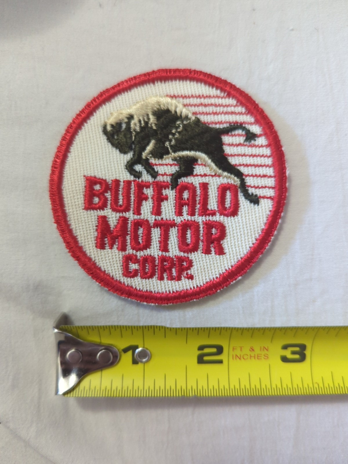 Rare Buffalo Motor Corp Uniform Patch - Automobile, Transportation, Oil VTG
