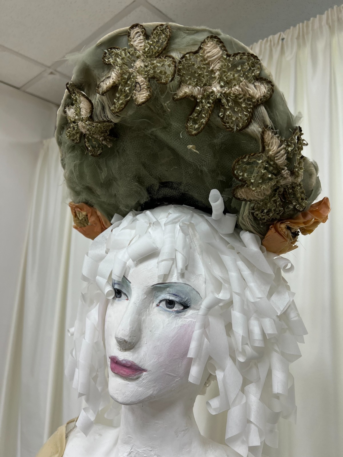 Antique Art Nouveau hat. 1910-1912.