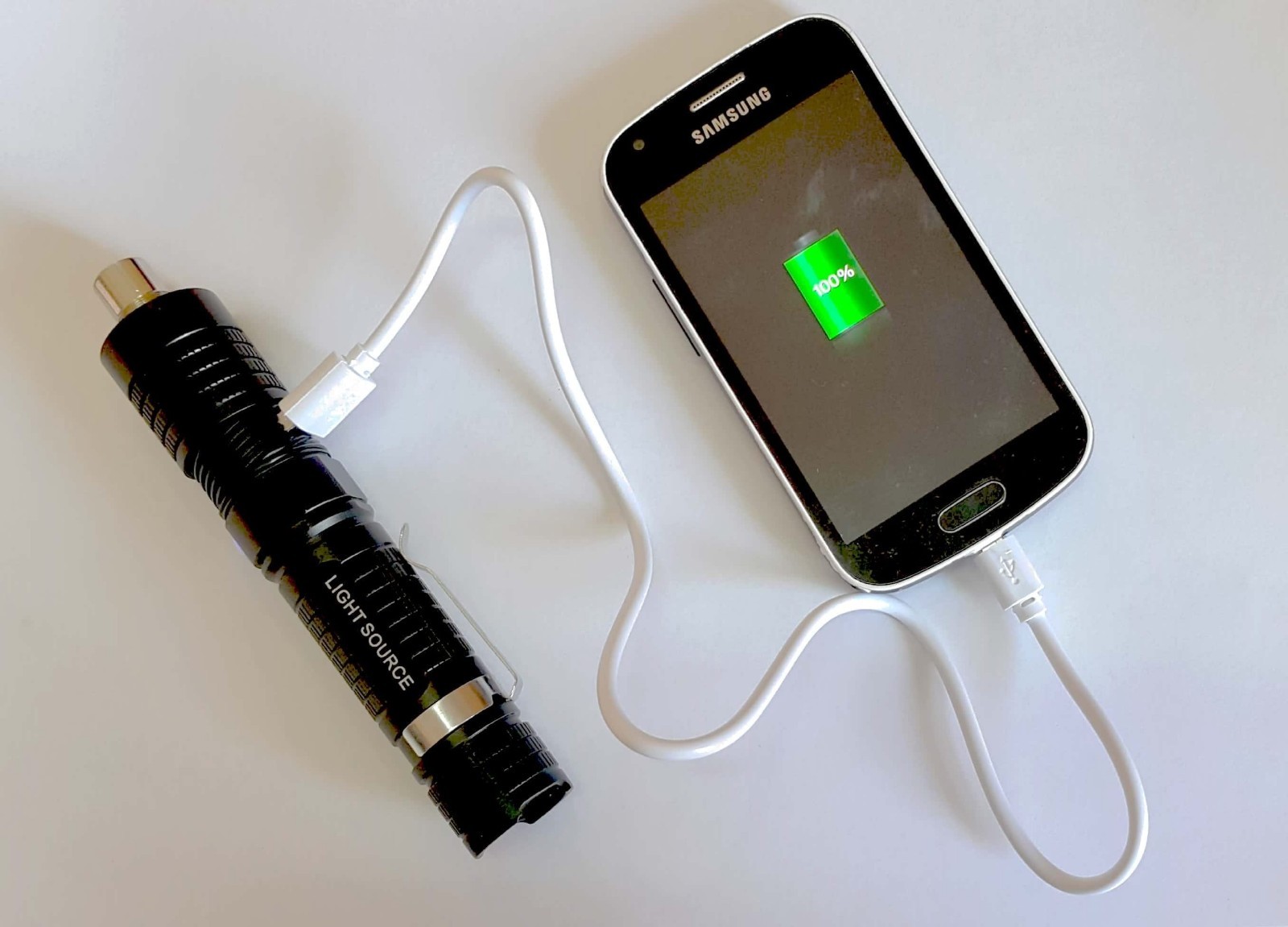 ClaraMed Battery/USB powered light source compatible with Olympus endoscopes. S3