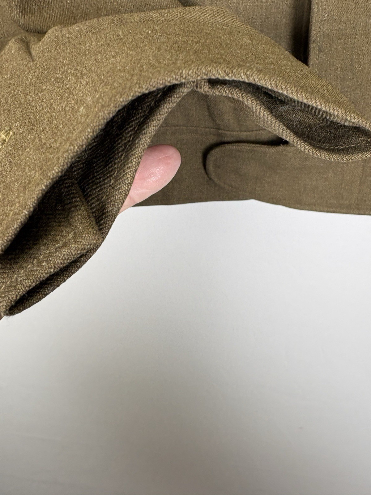 Named WWII 1944 Dated US Army Wool Ike Jacket 36S Original Manly Coats