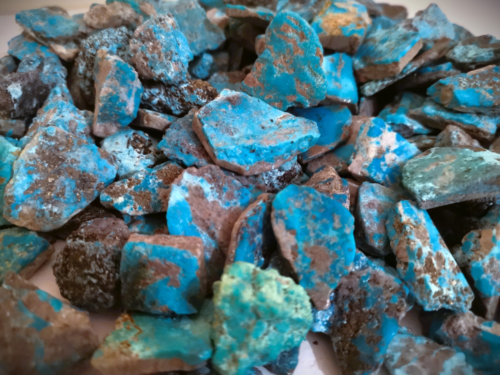 500 Carat Lots Natural Persian Turquoise & Pyrite Rough stone , No Treatments