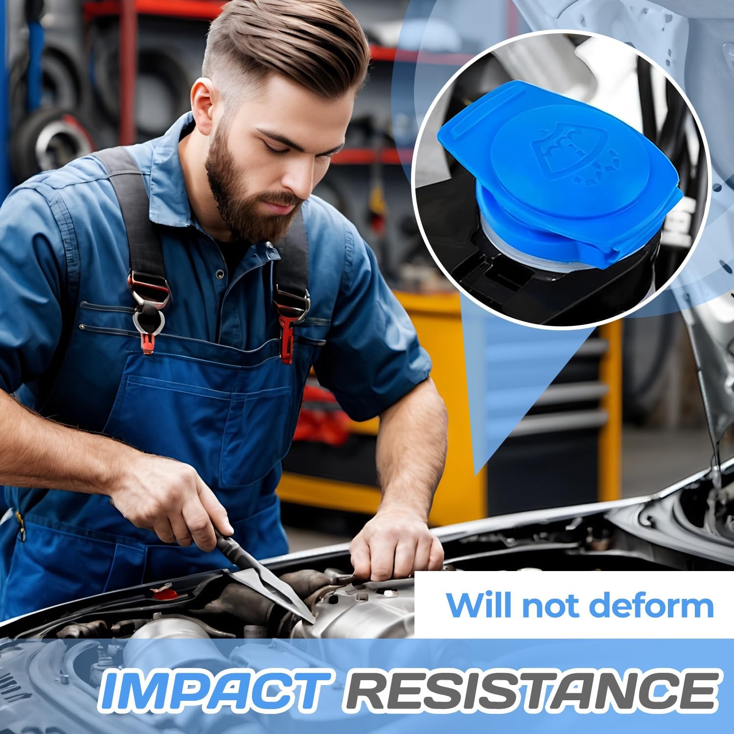 Windshield Washer Fluid Cap,OEM#3Q0955455 Cap,Car Accessories...