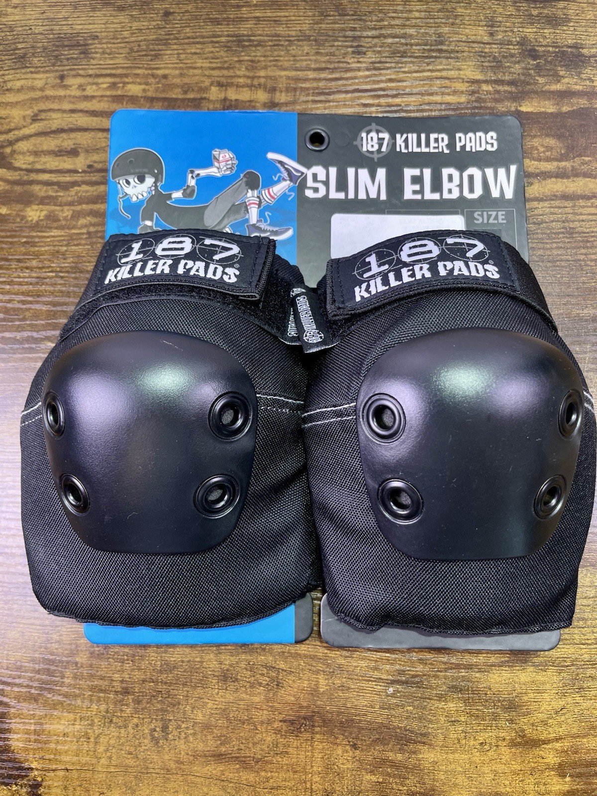 187 Killer Pads Slim Elbow Pads - Black Size Large New with Tags