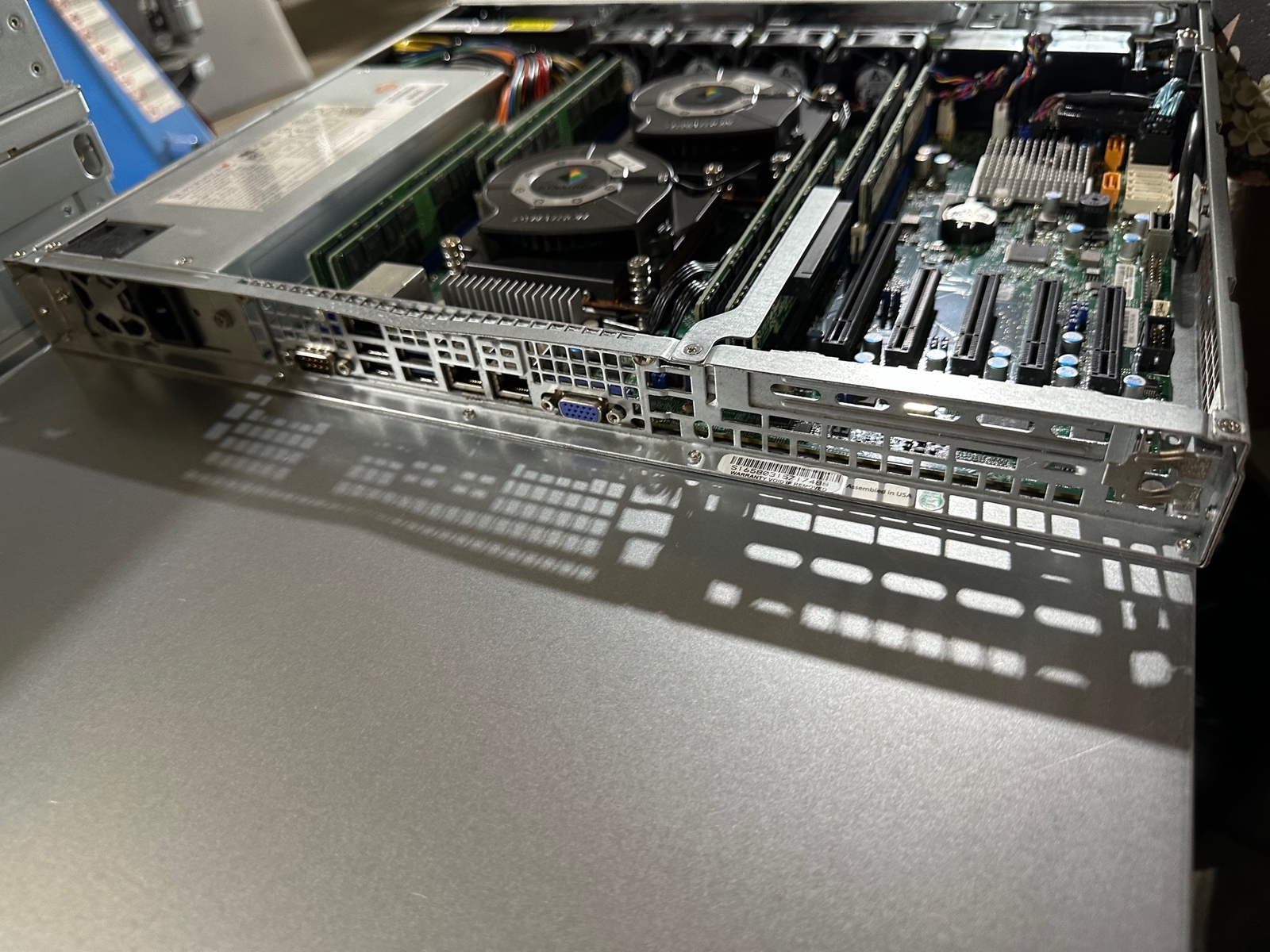 SUPERMICRO 813M-4 Server w/ 4x 4TB HDD WD40EFRX RED NAS 6018R-MT 8x 16GB