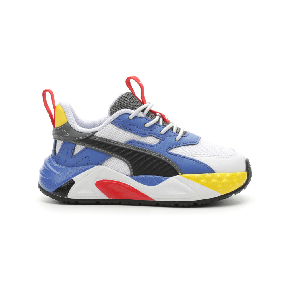 PUMA RsTrck Primary Lace Up  Toddler Boys White Sneakers Casual Shoes 39448001