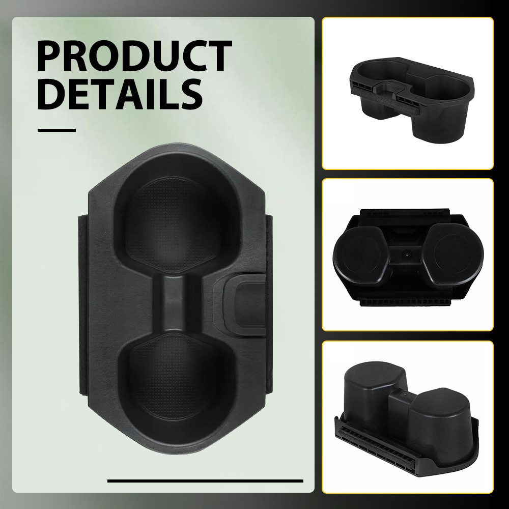 Front Console Insert Dual Water Cup Center For Honda Civic 2016-2021 Holder