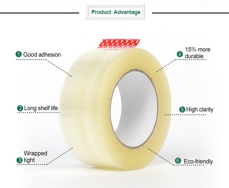 1-18 Rolls Shipping Packaging Box Packing Sealing Tape 2 mil 2" x 110 Yard 330FT