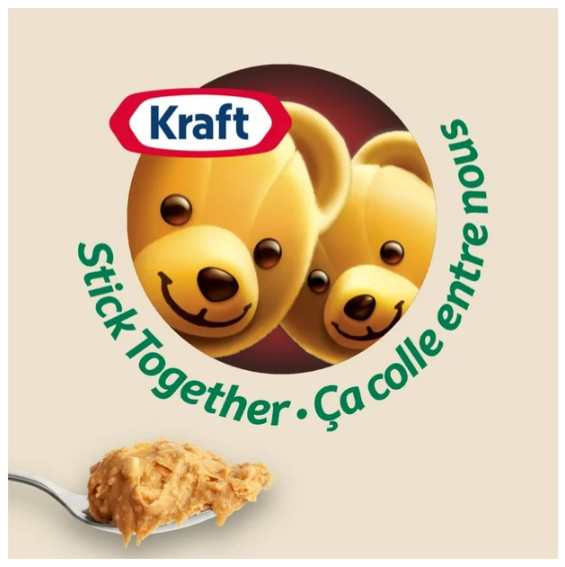 Kraft Only Peanuts All Natural Crunchy Peanut Butter, 750g (2 Pack)