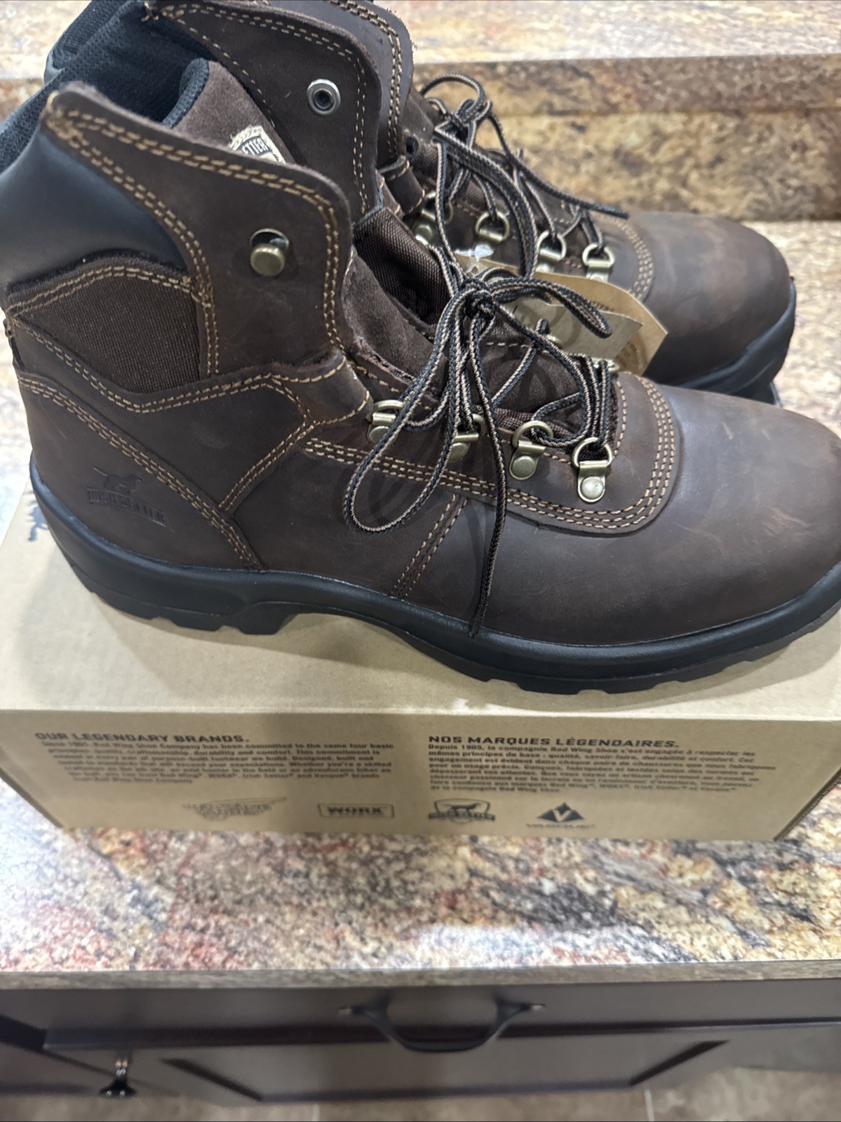 Irish Setter Ely 83607 Electrical Hazard Work Boots Brown 11.5 D/M