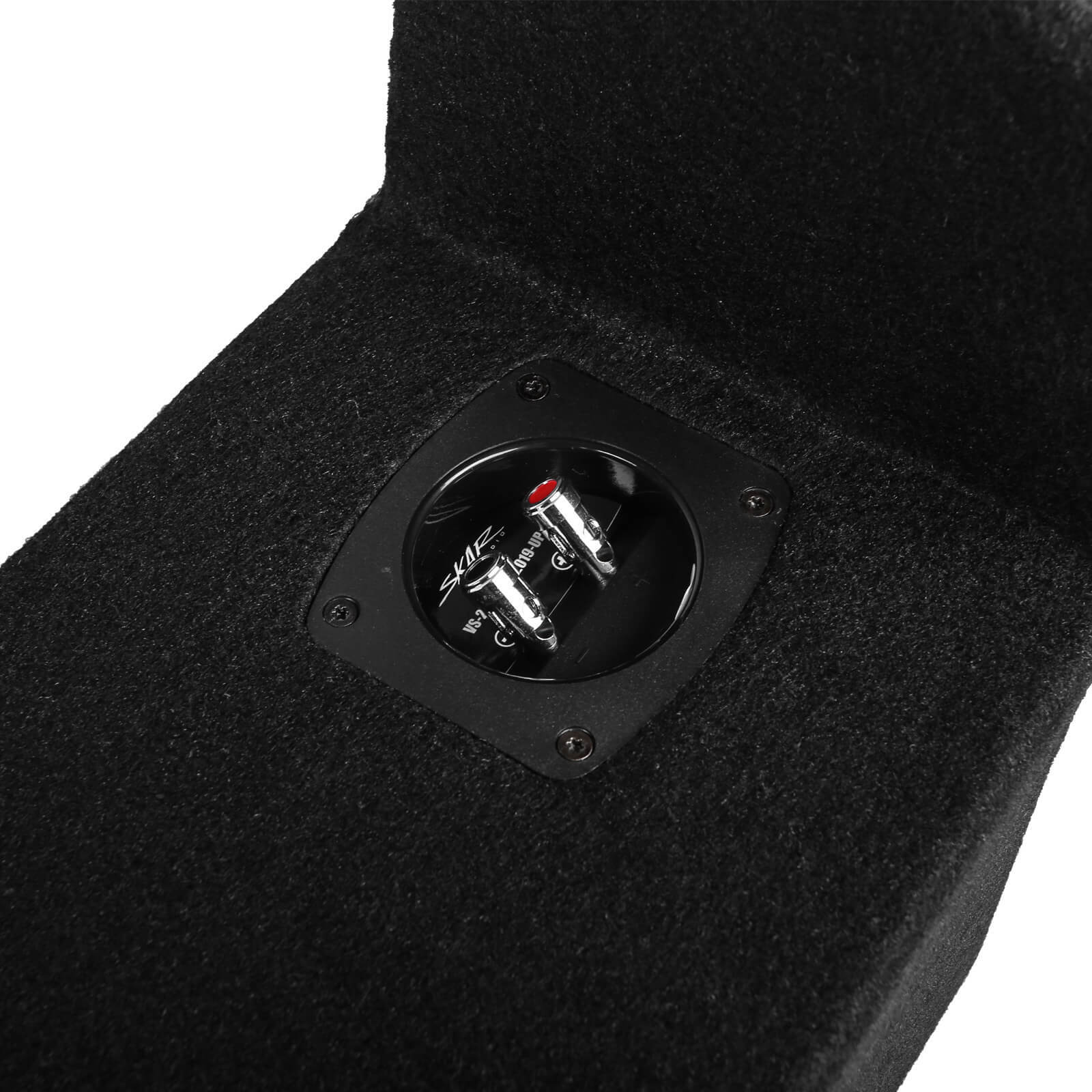 Fits 2019-UP Ram 1500 Crew Cab Dual 10" Down-Firing Subwoofer Box