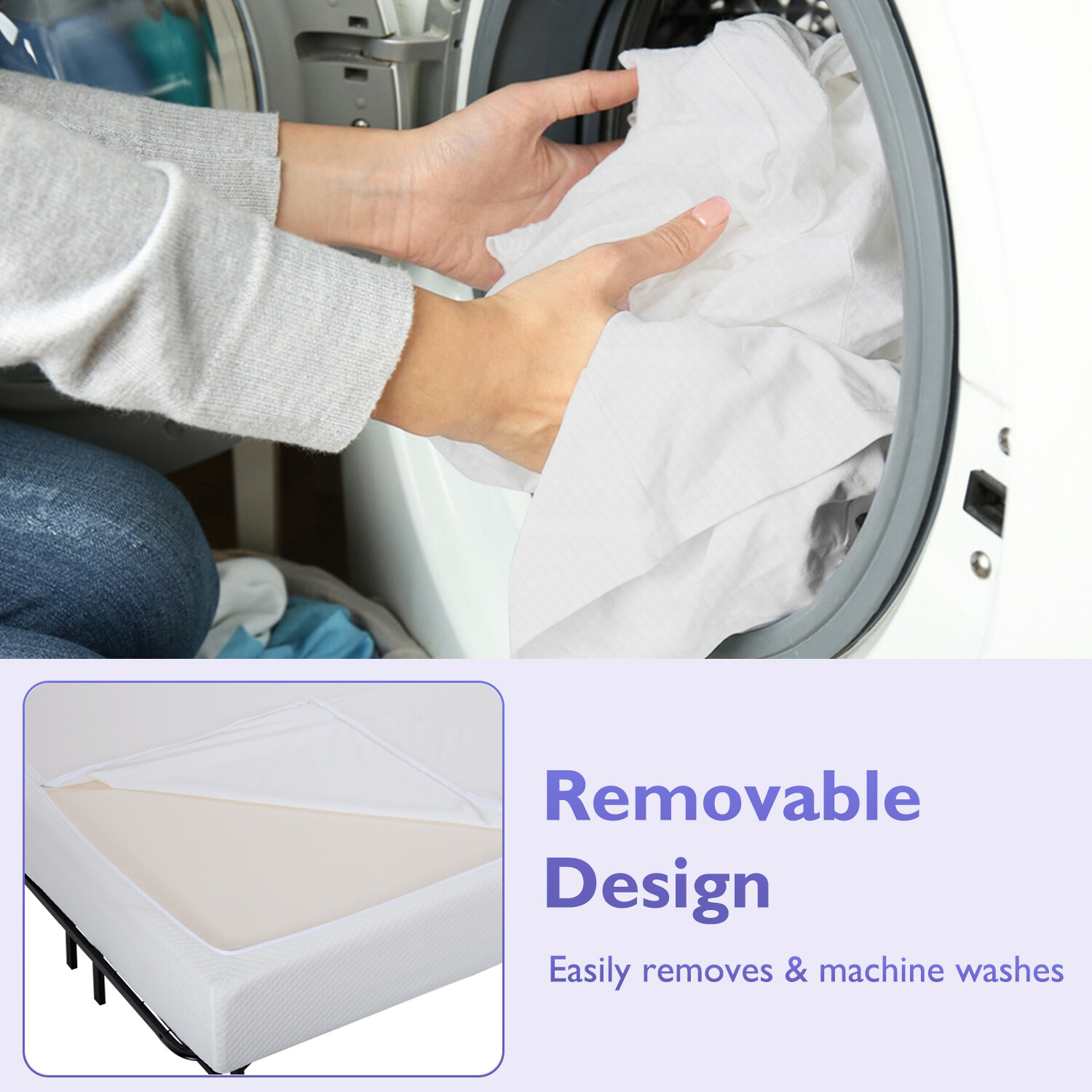 Gel Memory Foam Mattress Medium-Firm for Pressure Relief Twin XL/California King