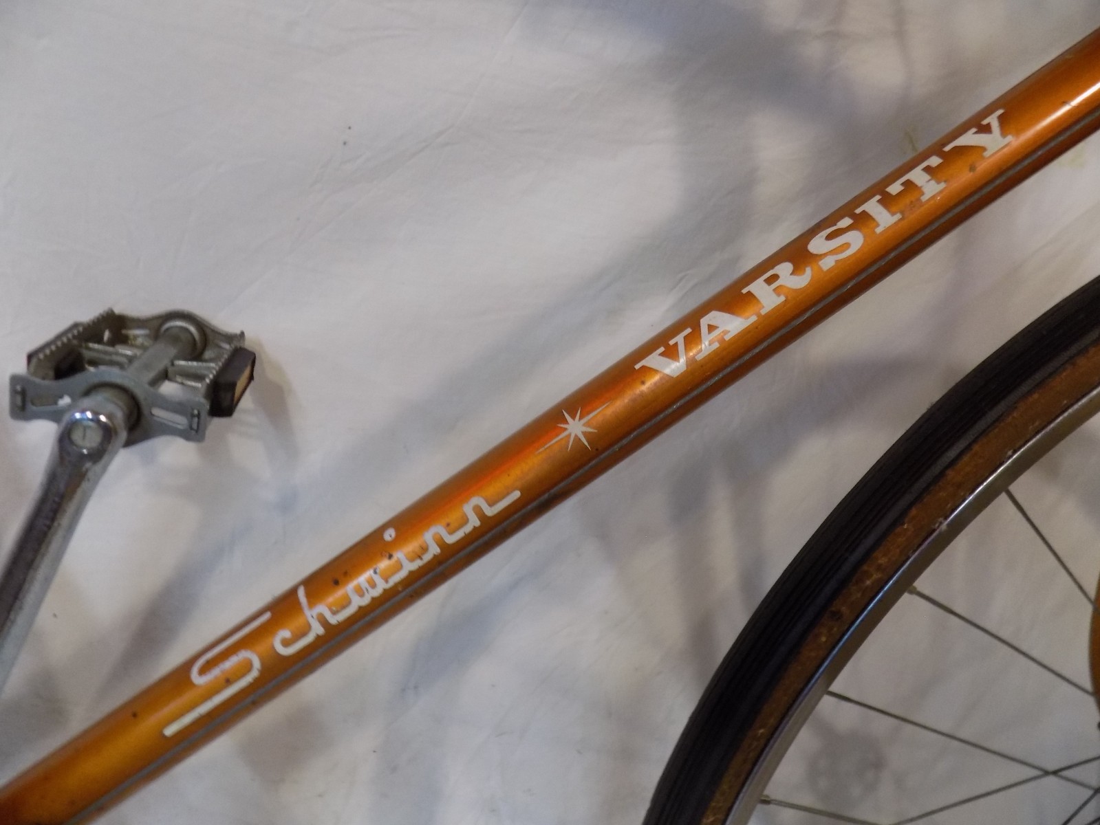 1967 SCHWINN VARSITY COPPERTONE GOLD MENS 10-SPEED ROAD BIKE SPRINT CONTINENTAL!