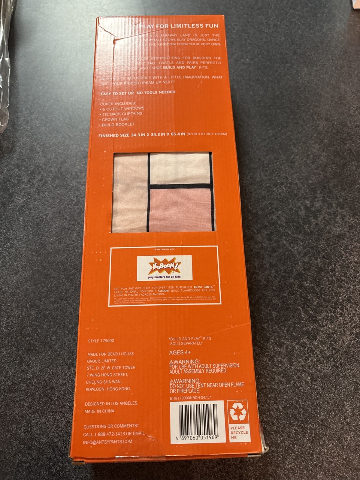 New Antsy Pants Build And Play Fairy Take Castle Cover Medium Kit