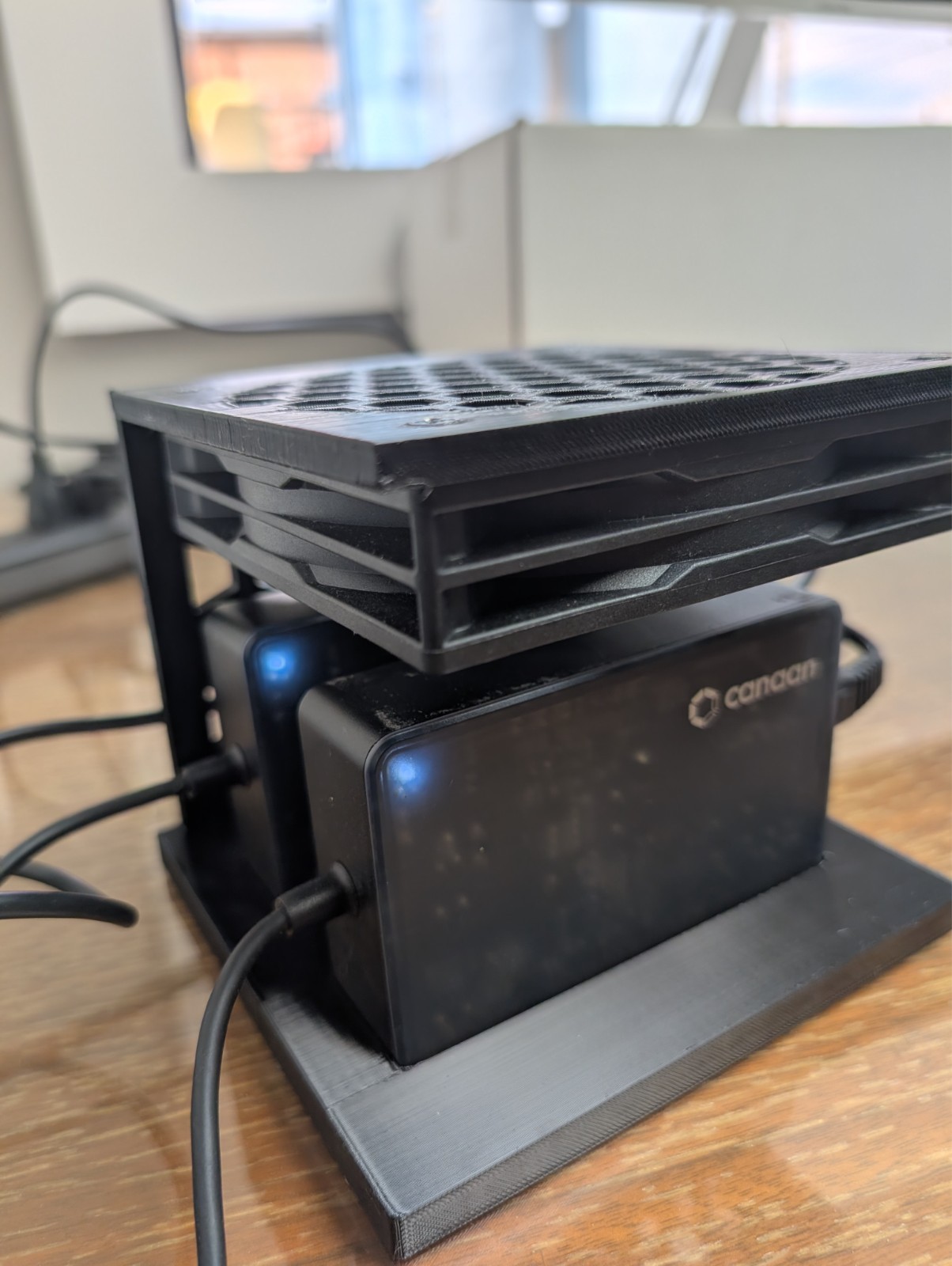 Avalon nano 3 & 3s - 3D Printed Cooling Base for PSU - 120mm Fan Mount