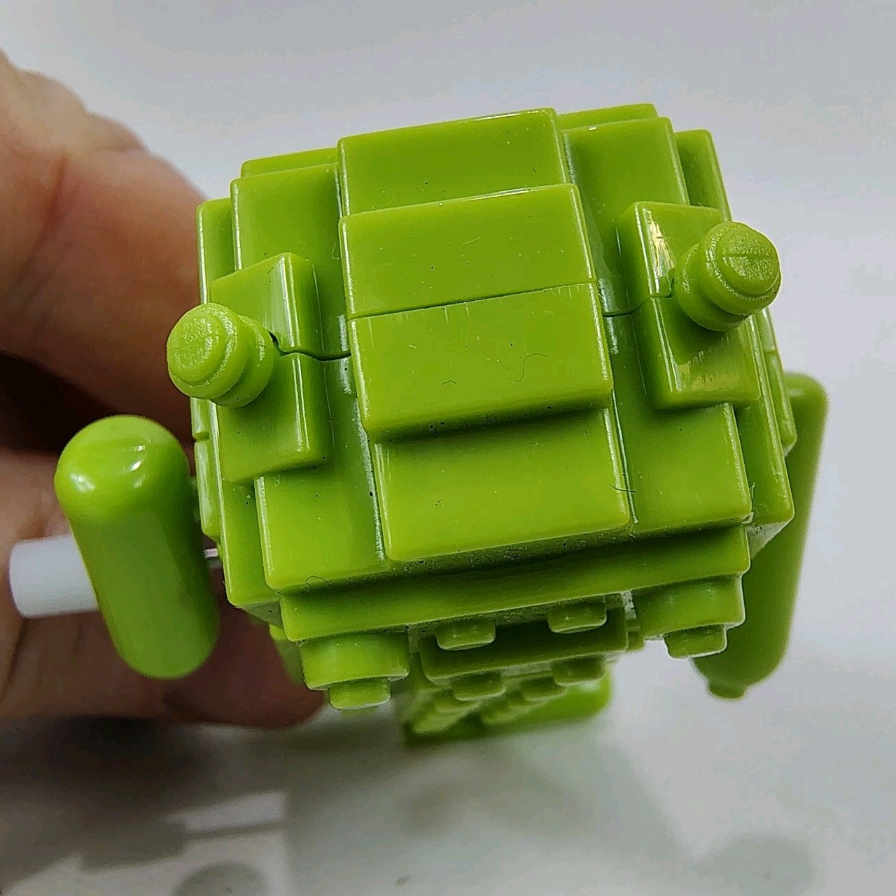 Wind Up Walking Android Puzzlebot Toy Green 2 5/8” Tall New In Package
