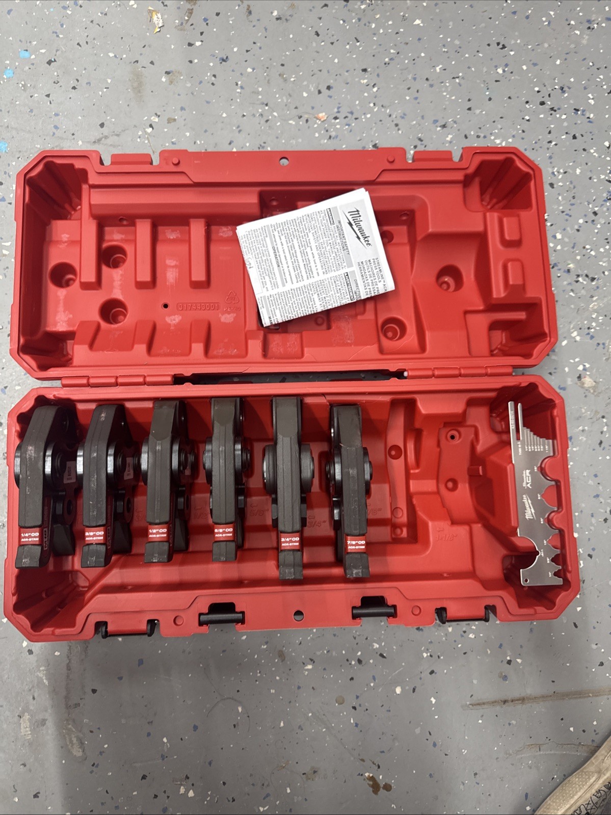 Milwaukee 49-16-2661M 1/4”-7/8” Streamline ACR Press Jaw Kit - 6 Piece