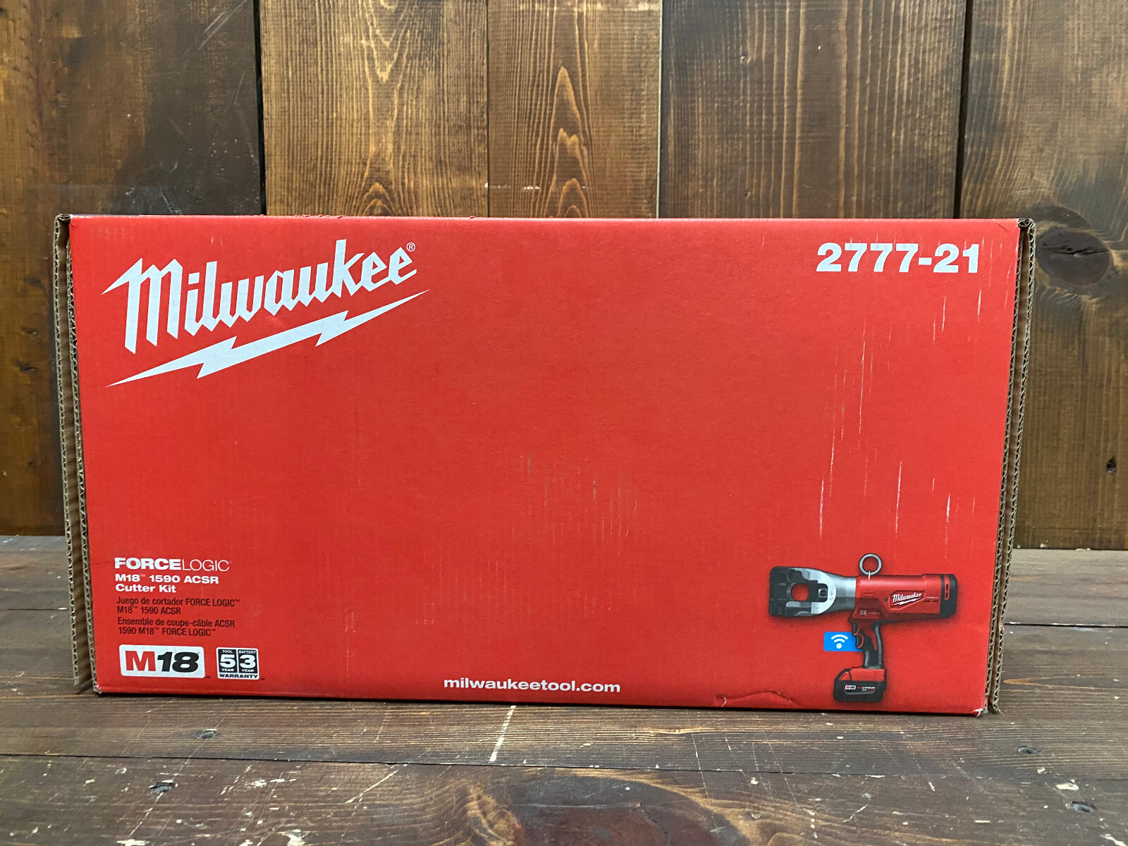 Milwaukee M18 Li-Ion FORCE LOGIC 1590 ACSR Cable Cutter Kit | 2777-21 | 5.0Ah