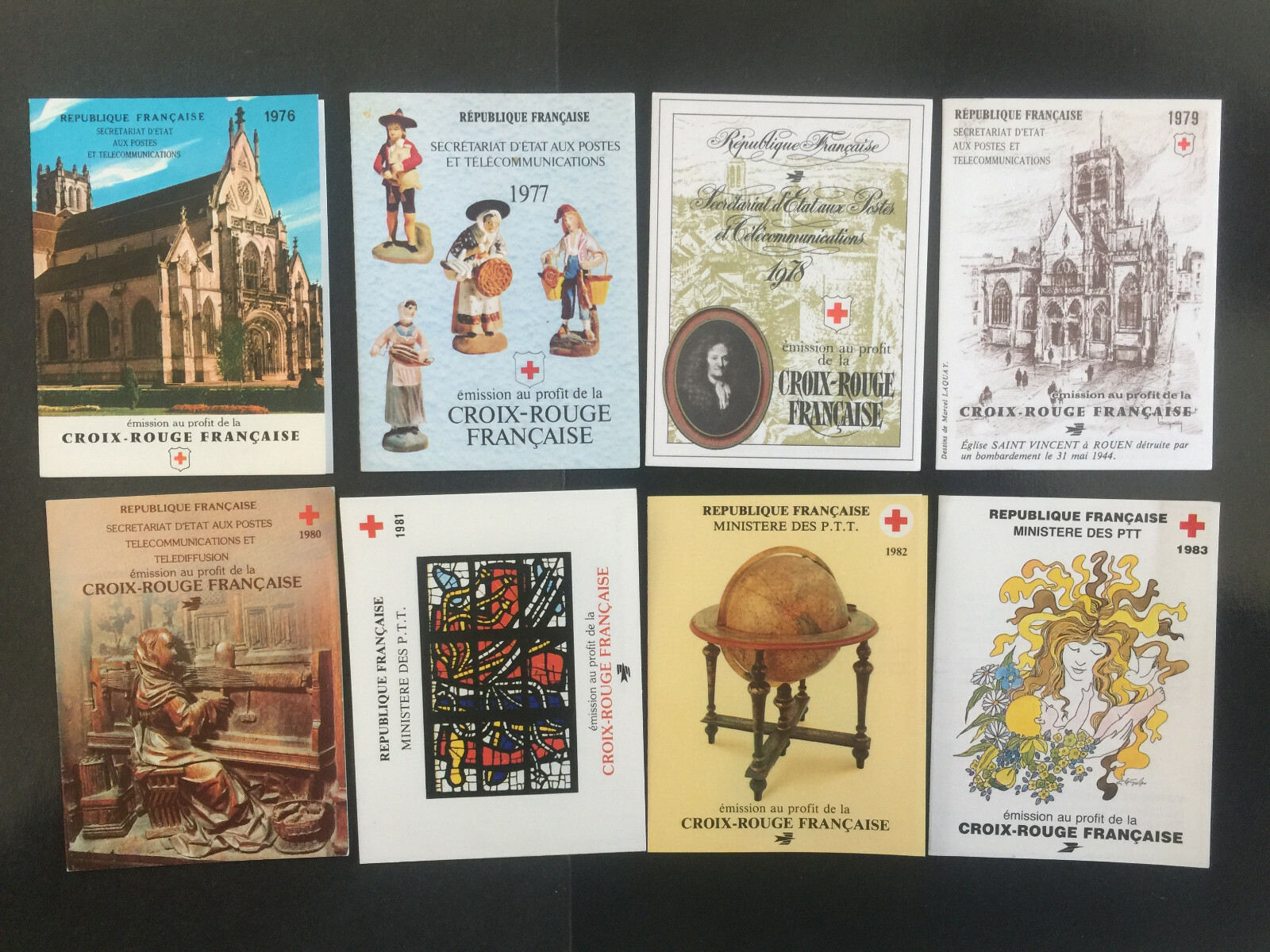 France - 20 Booklets Red Cross - MNH - 1964-1983 Complete