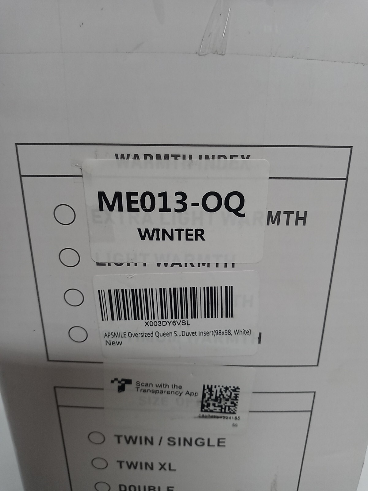 Queen Apsmile 750FP Goose Feather Down Comforter Hotel Collection Duvet Insert