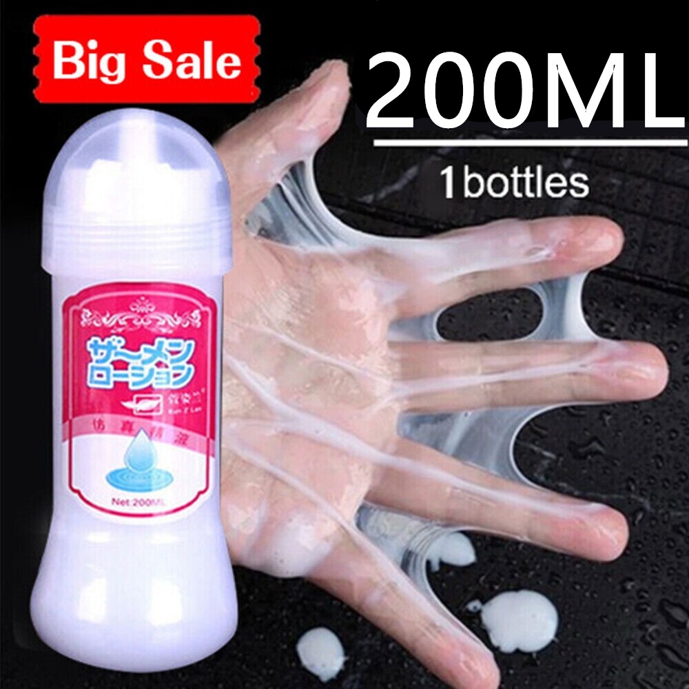 7OZ Lubricant Sperm Realistic Long Lasting Water Based Sex Lube Gel Adult Couple