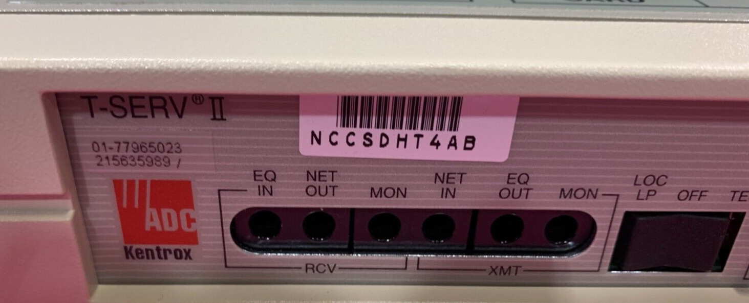 Lot Of 5 Mixed ADC Kentrox 77965 T-SERV II NCCSDHT4AB CSU - Read Ad