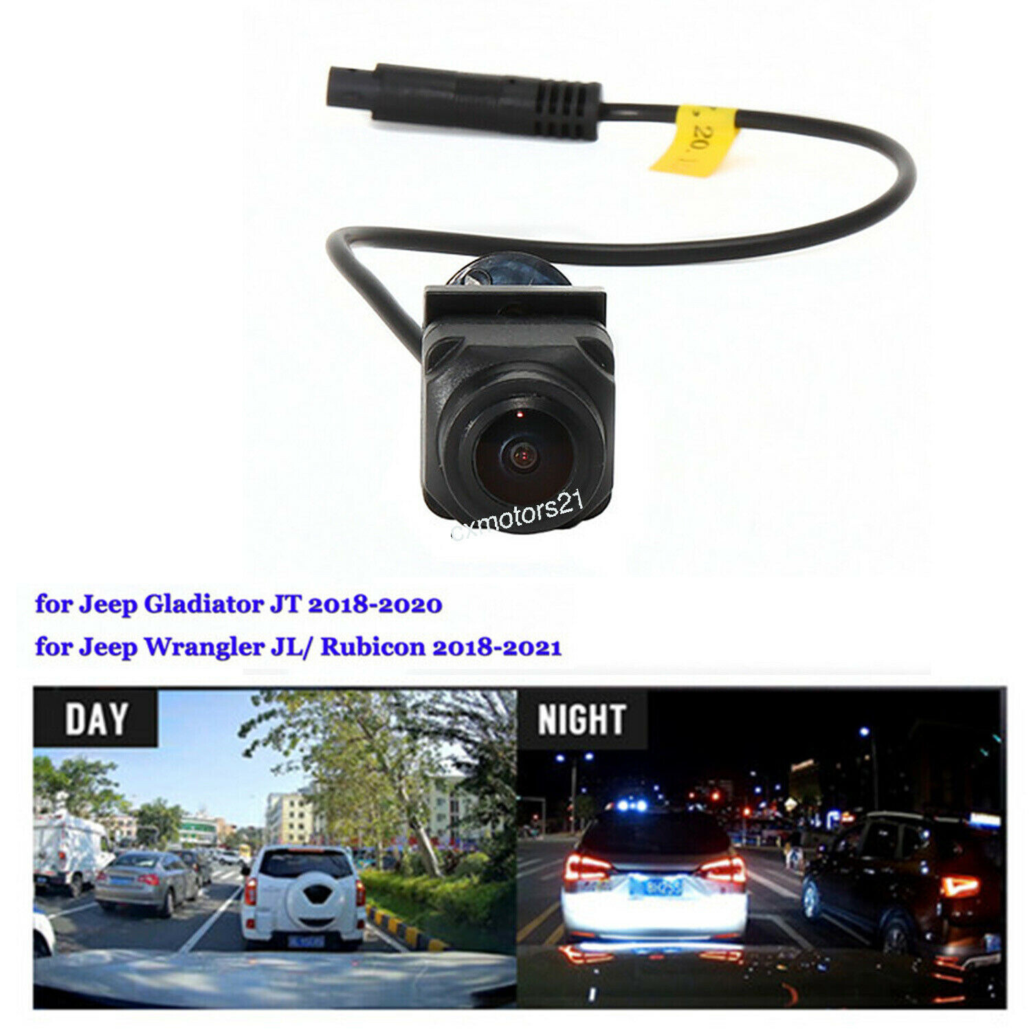 For Jeep Wrangler JL Rubicon 2018-21 Gladiator JT Off-Road Front View Camera Kit