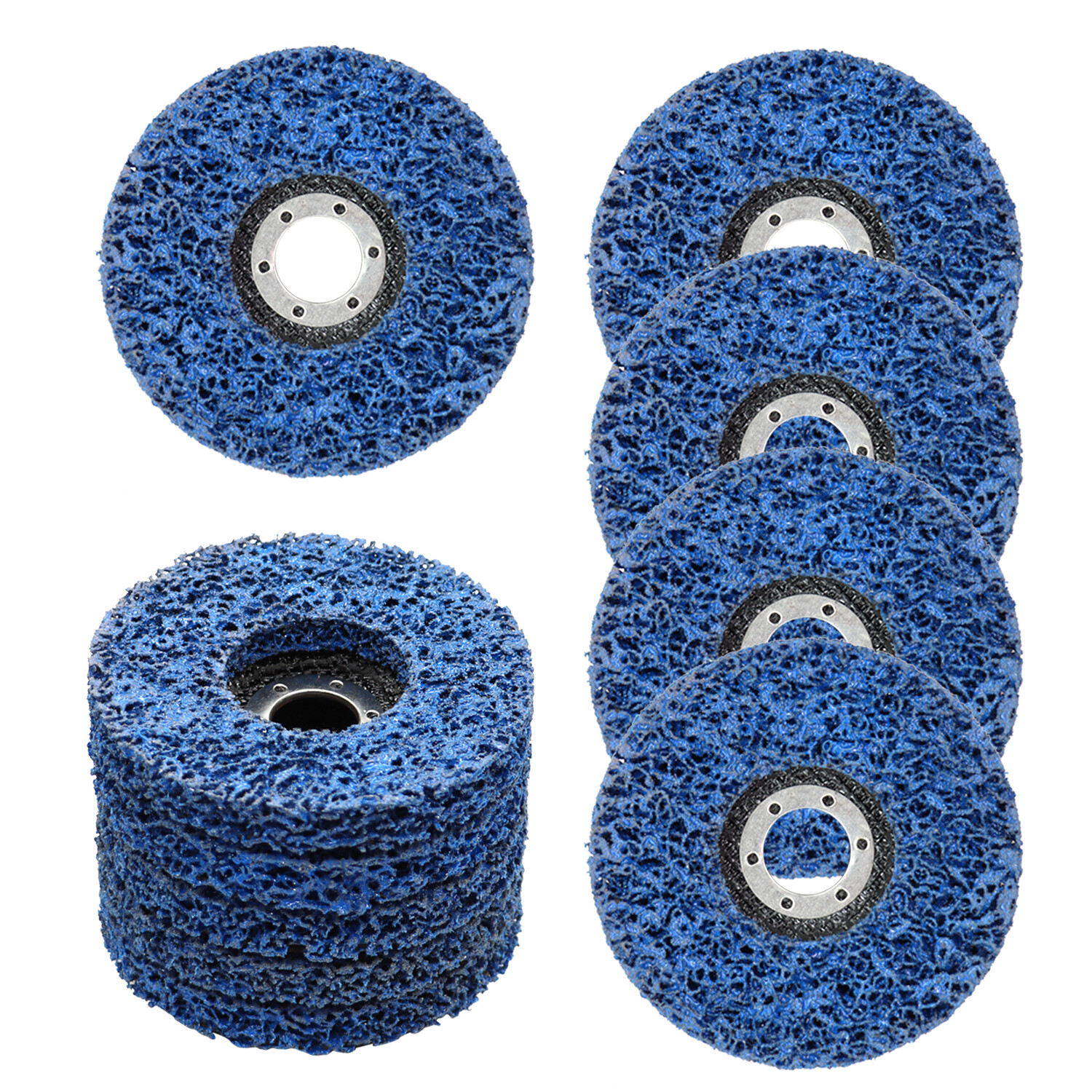 10 Pack 4.5"x7/8" Easy Strip 4-1/2" Discs Remove Paint Rust & Clean set of 10