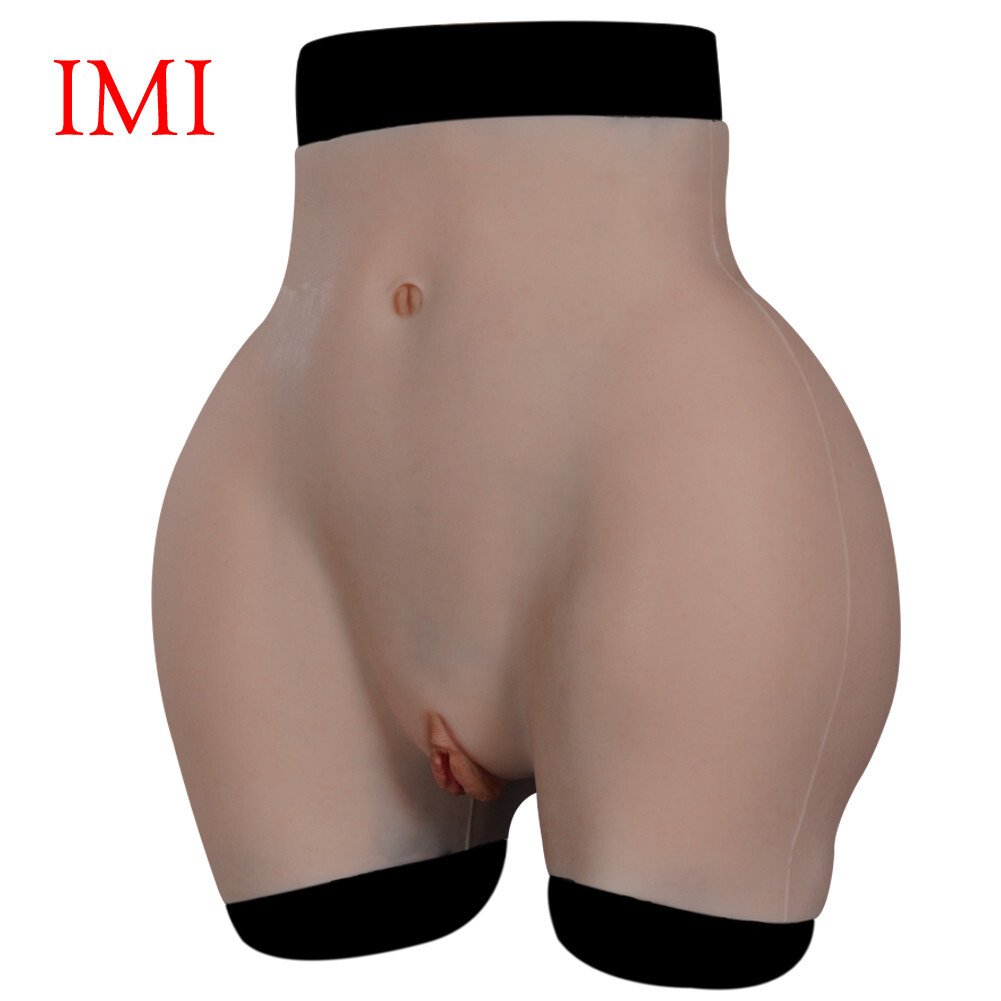 IMI 9th Flocking Silicone Hip Shaping Pants Fake Vagina Panties for Crossdresser