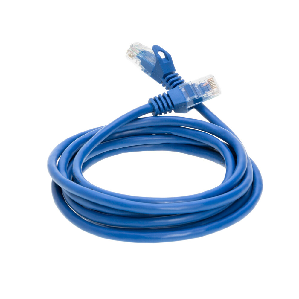 CAT5 Ethernet Patch Cable RJ-45 Internet Cord Blue 25FT- 200FT Multi-Pack LOT