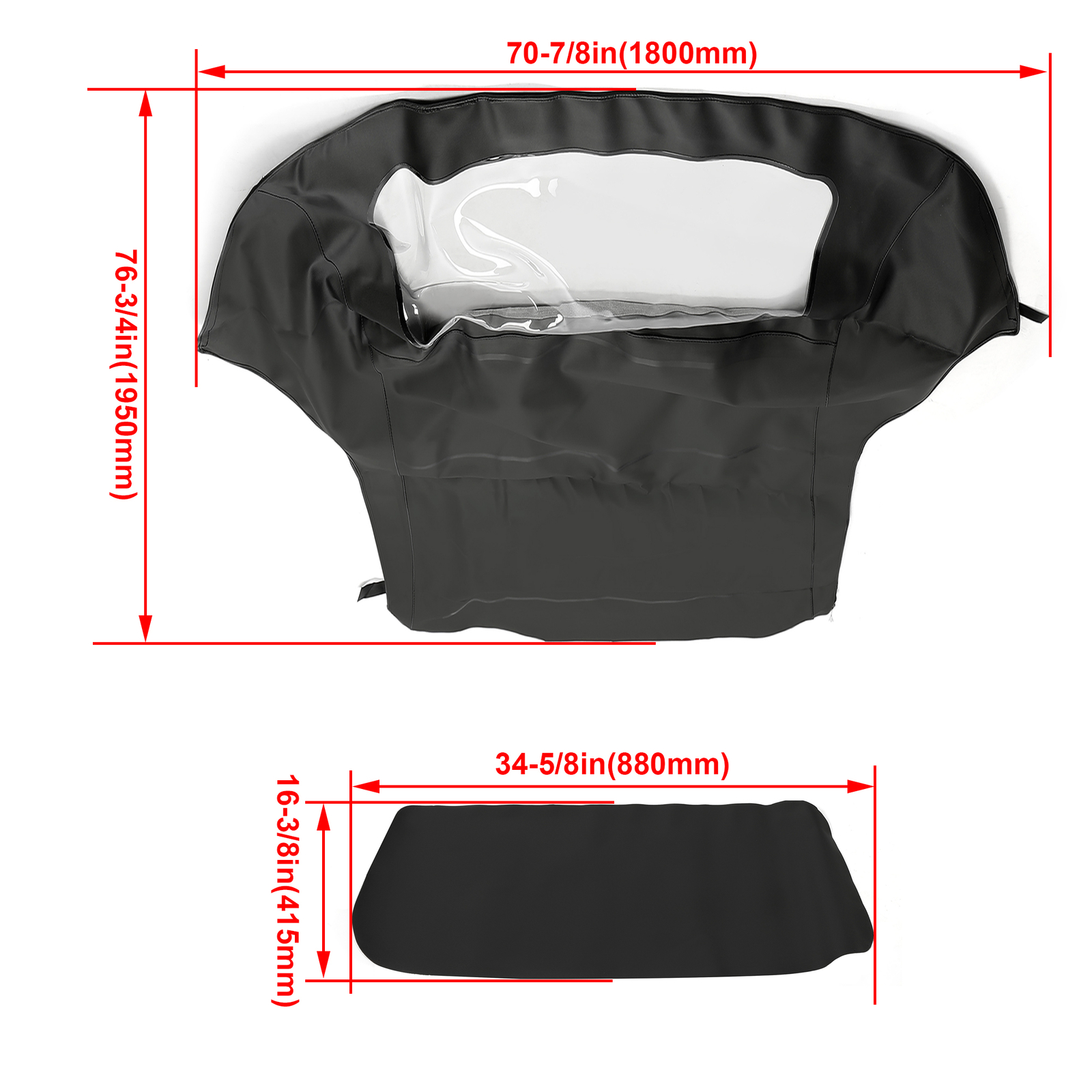 Convertible Soft Top w/Window for 1994-1999 BMW E36 318i 323i 325i 328i M3 Black