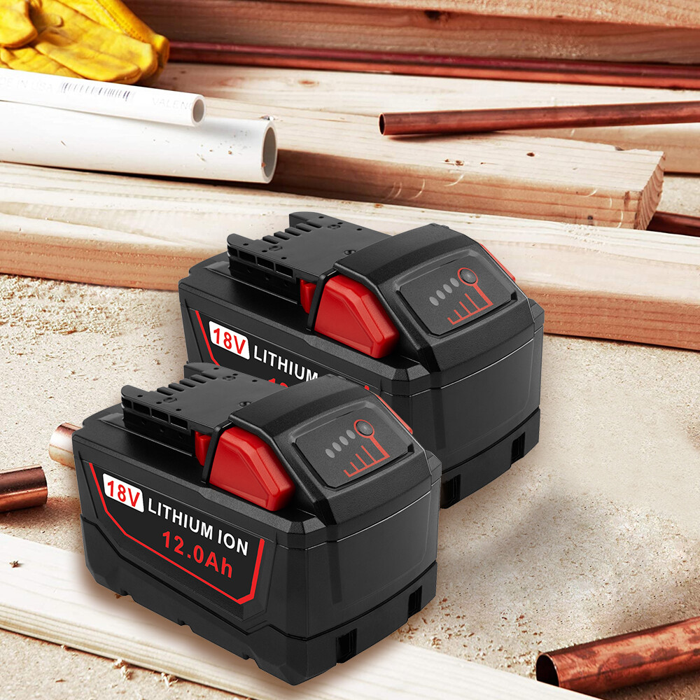 2PACK 12.0Ah For Milwaukee For M18 18V Extended Capacity Battery 48-11-1860 NEW