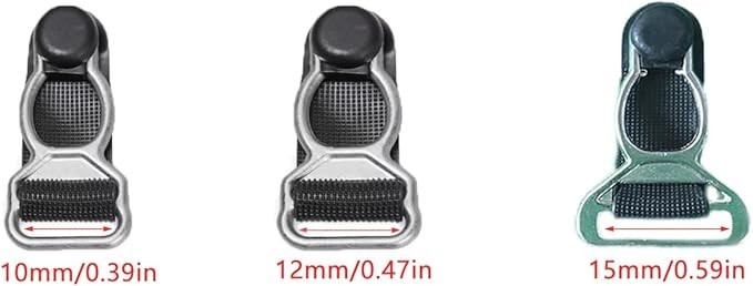 30 Pack Garter Belt Clips Replacement Strap End Hooks Clasp Buckle for Corset