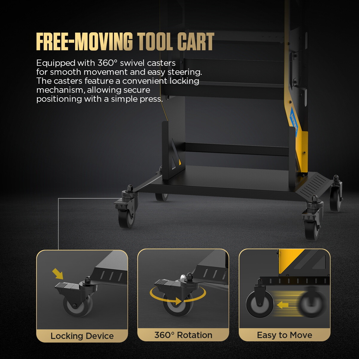 Automotive Diagnostic Service Rolling Trolley Mechanics Rolling Cart Workshops