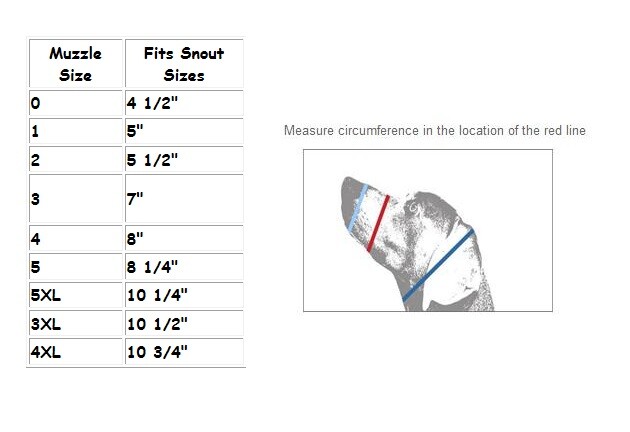 NYLON LINED MUZZLES for DOGS Black 9 Sizes Soft Dog Muzzle Collection