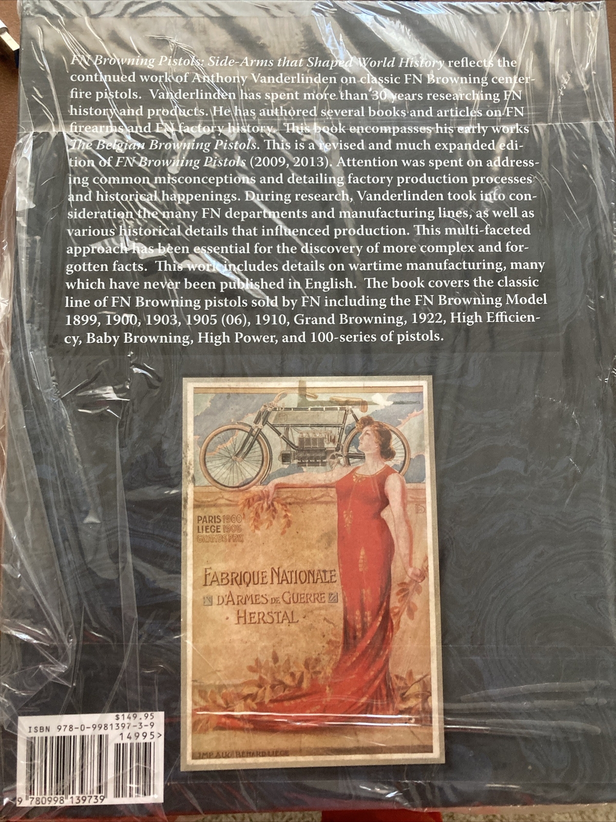 FN browning Pistols 3rd Edition Vol 1 And 2 New Hardback By Vanderlinden