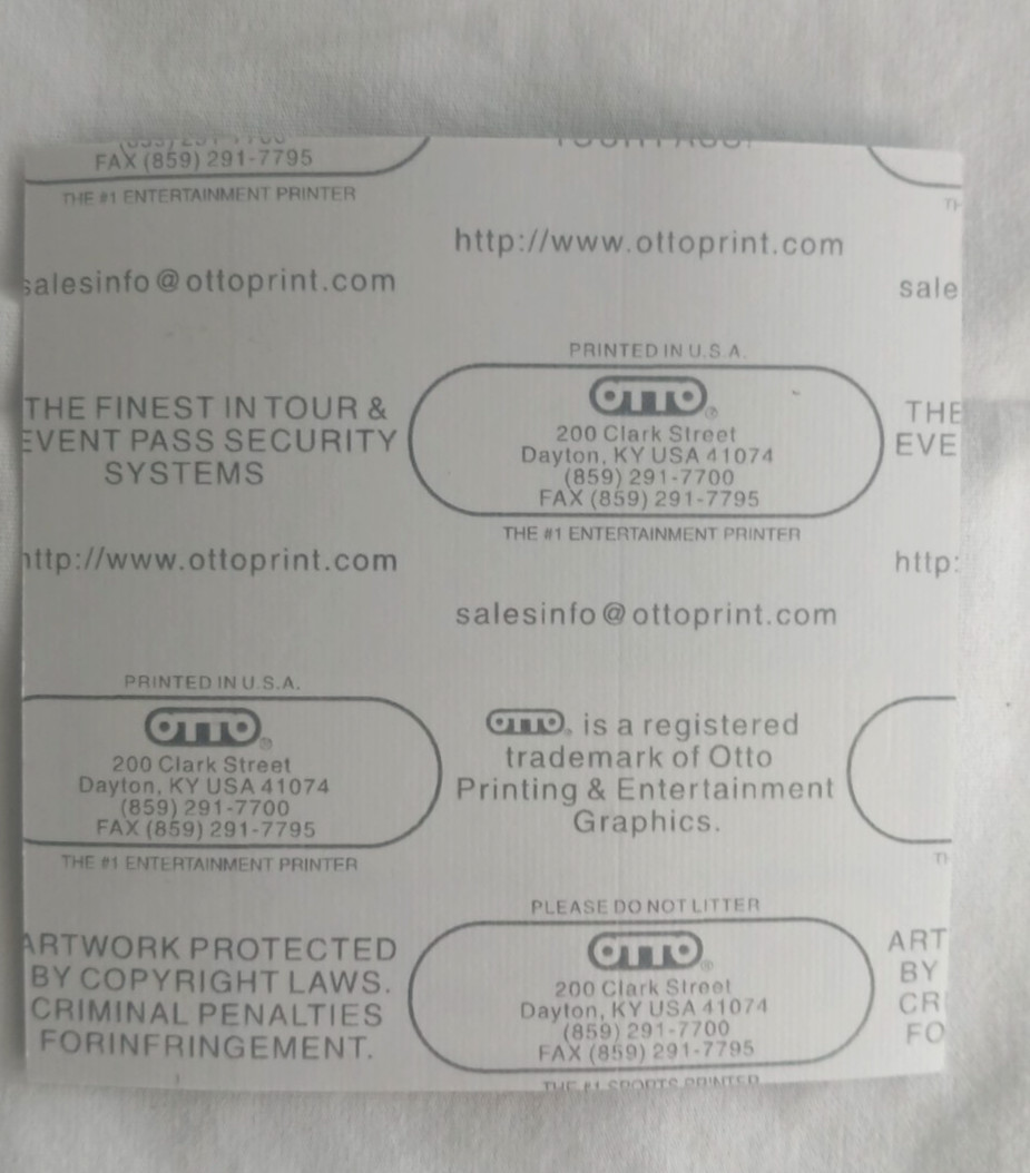 Alice Cooper Hand Signed poster and Backstage Pass Meet and Greet Rare 2023