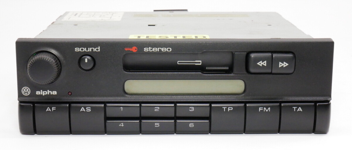 Euro Spec Alpha Radio Head Unit Tape Deck VW Jetta Golf Mk3 Passat B4 Eurovan