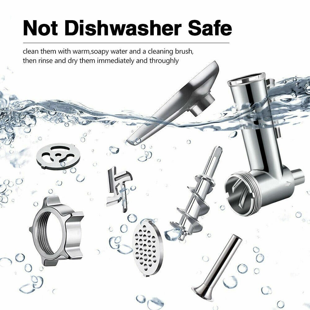 Home Kitchen Meat Grinder Attachment Stainless Steel For Kitchenaid Stand Mixer