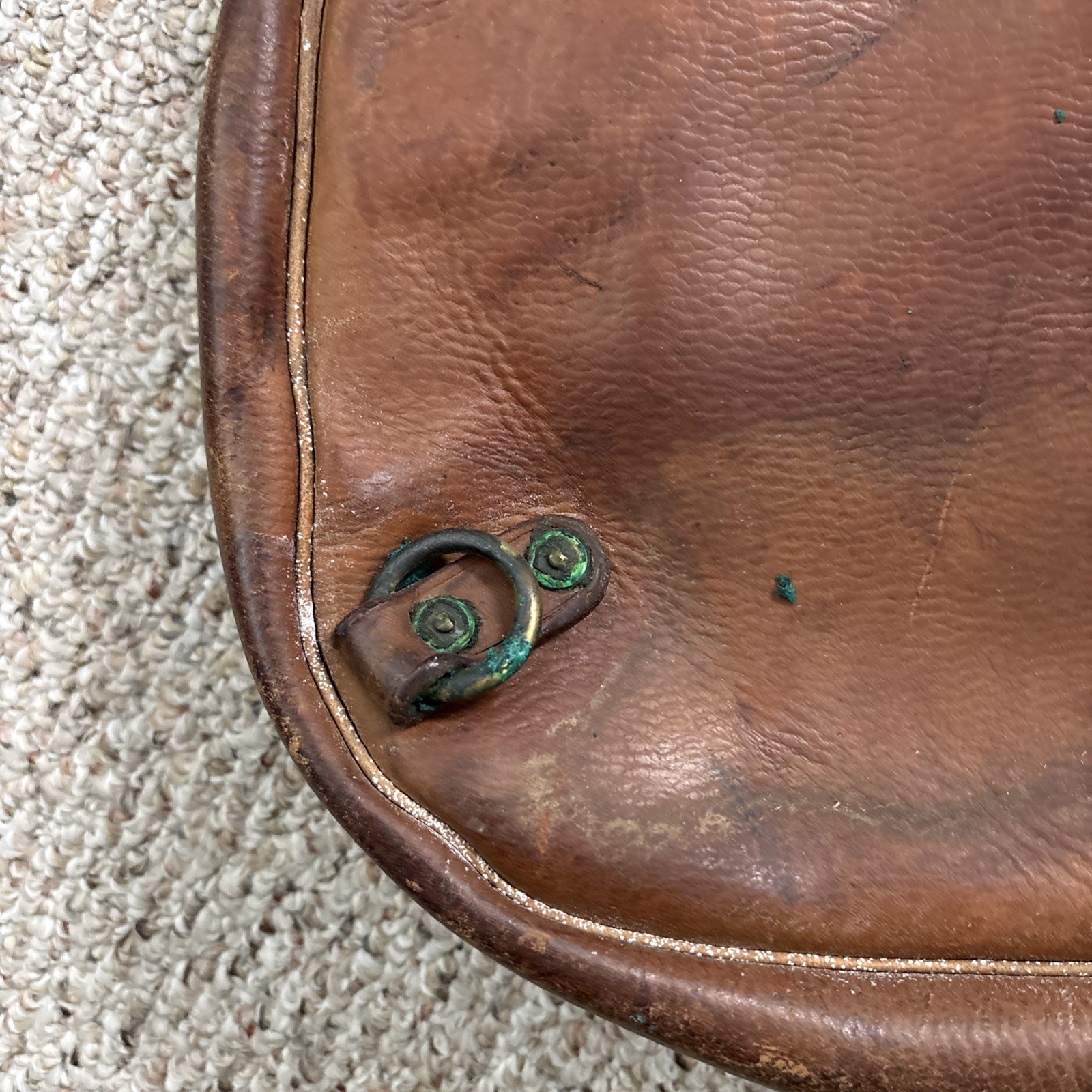 US Cavalry Saddle Bags WWI Antique Leather US Military Saddle Bags Army