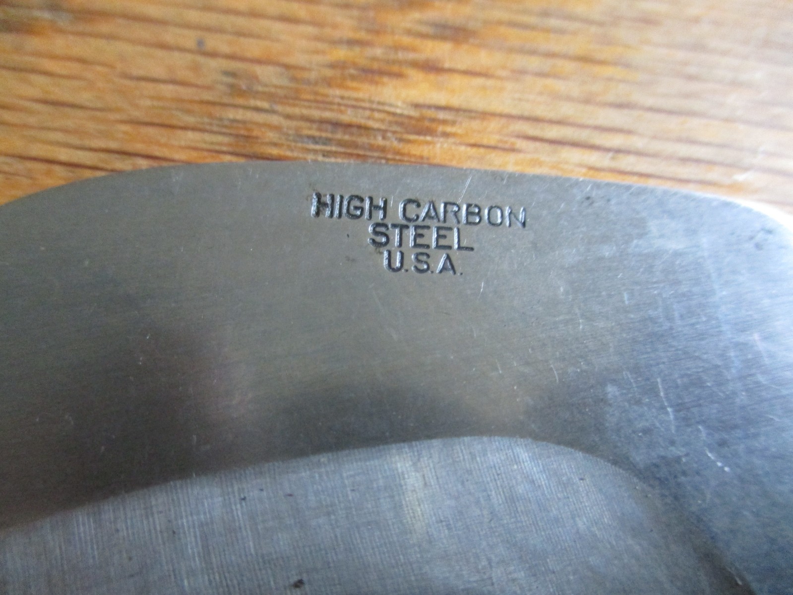 10 Carbon Steel Hawk Bill Knife Blade Blank Blank's NOS Colonial Knife USA