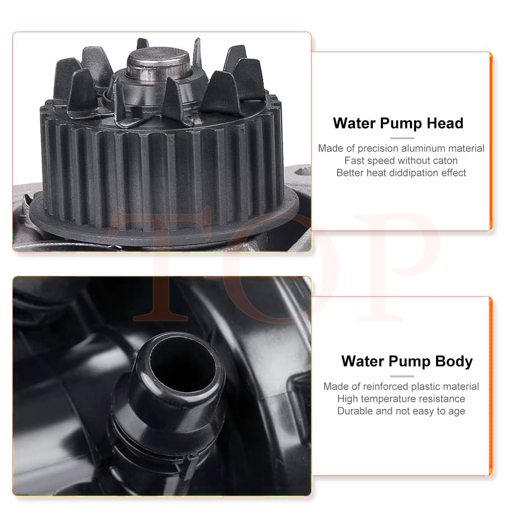 Engine Water Pump 06L121111H For A4 A3 TT VW Tiguan Jetta Golf GTI Beetle 2.0T