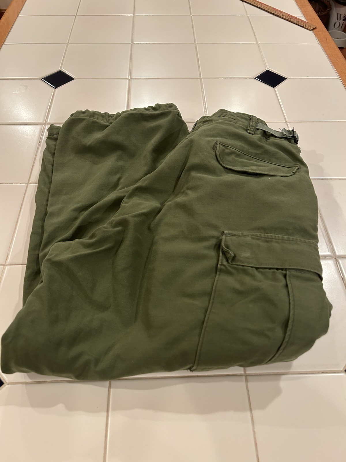 VTG NOS M51 Field Shell Trousers M-1951 Army Military Pants Medium Regular 34x29